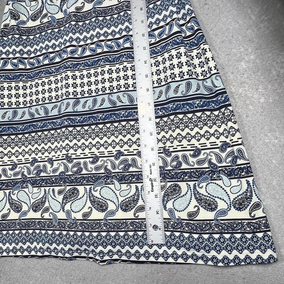 Tommy Bahama Swim Dress Size Medium Blue/White Paisley Terrace Over-the-Shoulder - Picture 7 of 12